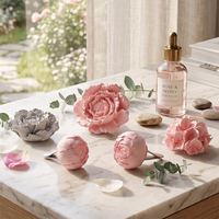 Diffuseur de parfum pour voiture en céramique écologique, en forme de fleur de porcelaine, mini-sac à main de luxe en céramique, pour aérateur de voiture