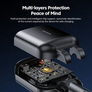 Toocki 105w chargeur de voiture rétractable 4 en 1 chargeur de voiture charge rapide type c usb a chargeur pour iphone téléphones ordinateur portable - Product Image 5