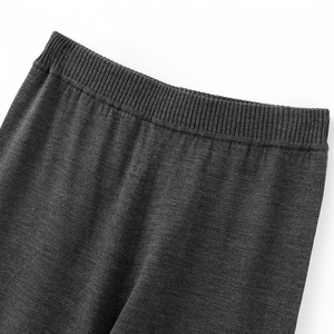 Leggings Termici da <span class=keywords><strong>Donna</strong></span> in 100% Lana a Vita Media, Morbidi e Caldi, Pantaloni Intimo Termico per Autunno e Inverno - Product Image 2