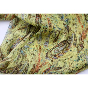 WI-B01 <span class=keywords><strong>100</strong></span> <span class=keywords><strong>Polyester</strong></span> Ngọc Trai Mềm Nhăn Vải Voan Cho Khăn Quàng Và Trang Phục - Product Image 5