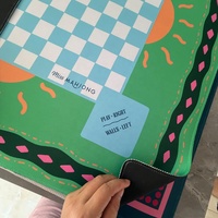 Tapis de jeu de Mahjong de voyage, petit, personnalisé, de luxe, américain, imperméable