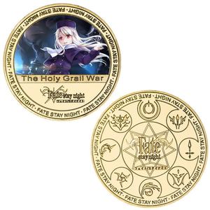 Moneda Conmemorativa de la Guerra del Santo Grial de Fate, Moneda de Hierro Fundido del Anime Fate/Stay Night, Artículo Coleccionable - Product Image 4