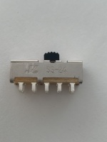 Interrupteur à glissière mini-intégré électronique SS-24H07 16A 250VAC DP3T 10 broches certifié CQC CE UL pour radio audio ON-OFF 4 voies