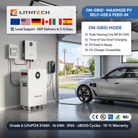 Batterie au lithium LiFePo4 51,2 V 300 Ah, pack de batteries 15 kWh, système de stockage d'énergie solaire domestique intelligent avec BMS, IP65, pour usage résidentiel