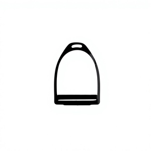 Horse Stirrup Design Elegant Coaster for Tea & Coffee Decorative High Enamel Finished Metal Coasters <b>Placemat</b> for Hotels & Home - Product Image 1