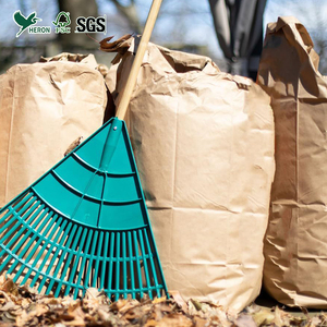 Sac à déchets de cuisine biodégradable à usage unique <span class=keywords><strong>sans</strong></span> poignées 80-450 g/m² en pâte vierge Kraft conforme à la norme ASTM D6400 <span class=keywords><strong>sans</strong></span> plastique - Product Image 3