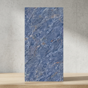 Perlato Blue 600x1200mm Fine Carving Glossy Porcelain Marble Floor And <b>Wall</b> Tiles - Product Image 1