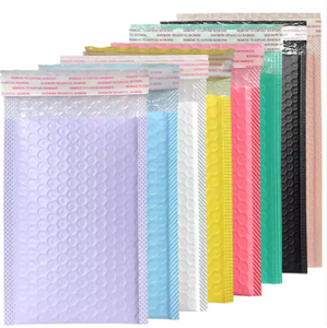 Padded mailing bags for clothing Protective packaging for <b>socks</b> Bubble mailers 500pcs Colorful poly mailers bulk - Product Image 4