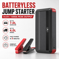 Démarreur sans batterie à super condensateur 1000A 12V, charge rapide en 3 minutes, durée de vie de 10 ans pour voitures essence et diesel, motos, jet-skis