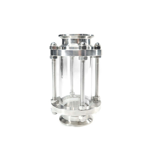 ウェンセン304 316サニタリーグレードステンレス鋼丸型パイプラインサイトグラス（クイッククランプバックル付き） - Product Image 3