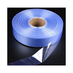 فيلم تغليف حراري (شرنك) أزرق فاتح عالي الجودة من كلوريد البوليفينيل (PVC) من المصنع مباشرة، متوفر على شكل أكمام أو أكياس أو رول أو أنبوب، الأعلى مبيعاً - Product Image 1