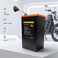 Batterie de moto électrique NMC à semi-conducteurs ETOP/OEM 60V 40Ah 72V 20Ah pour tricycle électrique, pack de chargeur, BMS intelligent, 3000 cycles