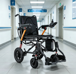 <span class=keywords><strong>Silla</strong></span> <span class=keywords><strong>de</strong></span> <span class=keywords><strong>Ruedas</strong></span> Eléctrica Ligera <span class=keywords><strong>de</strong></span> Acero al Carbono, 250W*2 <span class=keywords><strong>Motor</strong></span> Dual, Carga <span class=keywords><strong>de</strong></span> 100KG, Plegable, con Absorción <span class=keywords><strong>de</strong></span> Impactos y Batería <span class=keywords><strong>de</strong></span> Liberación Rápida - Product Image 6
