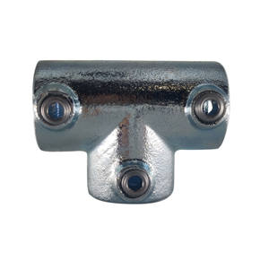 ขั้วต่อท่อชุบสังกะสีแบบ3ทางอุปกรณ์ท่อตัวหนีบกุญแจ104ตัวหนีบแบบยาว - Product Image 2