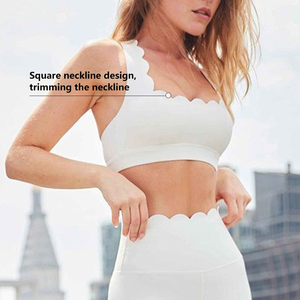 New Cao Hỗ Trợ Ren Thể Thao Backless Áo Ngực Thoáng Khí Cao Eo Tập Thể Dục Quần Bán Buôn Phụ Nữ Yoga Phòng Tập Thể Dục <span class=keywords><strong>2</strong></span> Mảnh Thiết Lập - Product Image 2