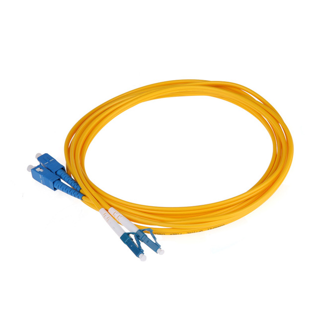 Duplex PVC Fiber Patch Cord Good Price LC-SC UPC SM 3m G652d Optic Fiber Cable Spectra Starfire 1024 10 Pl 2 Core Fiber Optic 1m