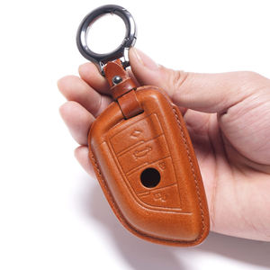 Coque de clé de voiture en cuir SweetPig <span class=keywords><strong>porte</strong></span>-clés couvre clé pour couverture de clé de voiture en cuir <span class=keywords><strong>BMW</strong></span> - Product Image 1