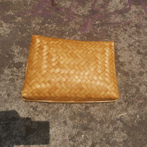 Scatole Regalo per Conservazione Alimenti, Cesto in Bambù <span class=keywords><strong>con</strong></span> Coperchio, Cesto Intrecciato, Cestini da Scrivania - Product Image 3