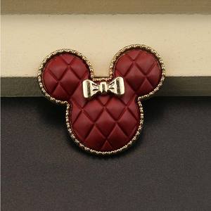 Patung kecil cat semprot Bling perak, hiasan kartun tikus Aloi dilapisi jimat Bling DIY casing telepon kerajinan logam - Product Image 3