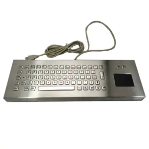 LK 69 מפתחות שולחן מתכת מקלדת עם משטח מגע