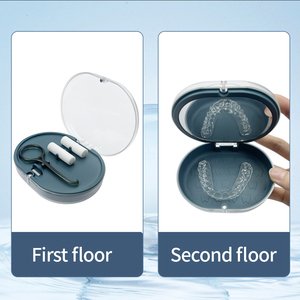 Boîte de rangement dentaire multi-usages certifiée CE, en plastique de qualité alimentaire, autoclavable, étui pour aligneurs orthodontiques, design fin, oral - Product Image 3