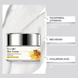 Popolare Crema Viso Idratante Anti-Età Effetto Lifting Rassodante con Veleno d'Ape Naturale Biologico Acido Ialuronico e Vitamina E - Product Image 4