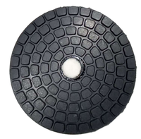 Disque abrasif diamanté noir et blanc de 4 pouces à dureté moyenne JDK, personnalisable OEM pour le meulage du granit