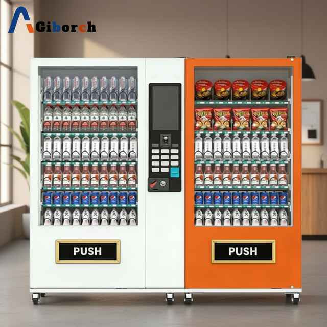 Wholesale Commercial Automatic Vending Machine for Food Snack Drinks LCD Touch Screen Remote Monitoring Multiple Payment Options