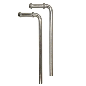 Les cintres universels d'échappement d'acier inoxydable soudent sur la tige de cintre d'échappement de coude de 90 degrés - Product Image 2