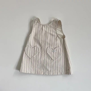 Nuovo Abbigliamento per Neonati e Bambini 2026, Vestito Estivo in Cotone Trendy Senza Maniche con Motivo a Cuori per Bambine - Product Image 5