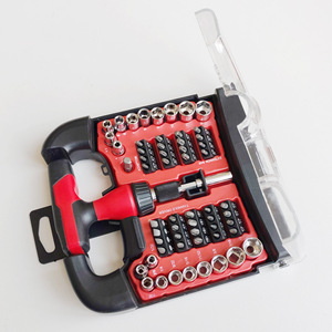 Lixin T-Handle Ratchet Screwdriver Set 59-Piece Metric Home Use Tool Kit - Product Image 3