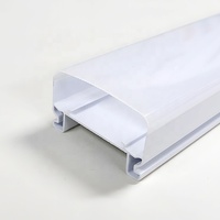 Abat-jour à LED fluorescent à double couleur intégré en PC Vente directe du fabricant