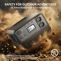 Centrale Électrique Portable OEM à Onde Sinusoïdale Pure 1000W 700W avec Contrôleur MPPT LiFePO4 et Prise CA, Générateur Solaire pour Camping en Extérieur