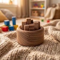 Voiture de noyer noir transportant le diffuseur d'intérieur d'huile essentielle avec le cadeau d'encens et de porte-encens d'aromathérapie d'expansion de hêtre en bois