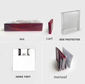 กล่องตลับเกมส์โปเกมอน ซีรีส์สีเขียวมรกต แดงเพลิง แซฟไฟร์ รูบี้ รุ่นอเมริกา พร้อมคู่มือ สำหรับ <span class=keywords><strong>GBA</strong></span>  แบบฟอยล์เมทัลลิก - Product Image 6