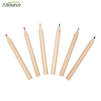 Crayons de couleur naturels pour enfants, mini-set de crayons de couleur