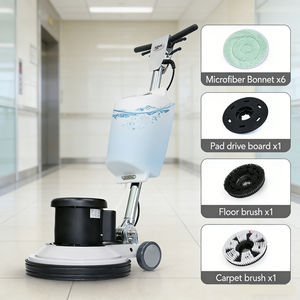 Máquina de Limpieza de Alfombras y Tapetes Portátil Automática Profesional de Secado Rápido de 17 Pulgadas con Almohadilla de Fregado para Negocios - Product Image 1