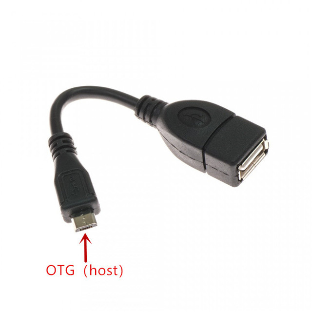 Micro 5Pin Male OTG on the Go to USB a Female Adapter Cable for Android