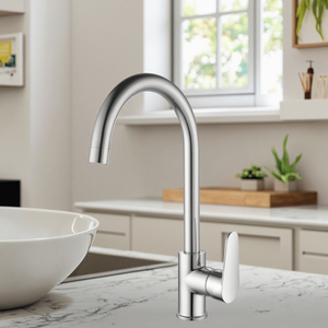 Hiện đại hiện đại duy nhất xử lý nóng/lạnh điều khiển 5-năm bảo hành boong gắn kẽm + PPA Vòi Nước Nhà Bếp cho khách sạn sử dụng - Product Image 5