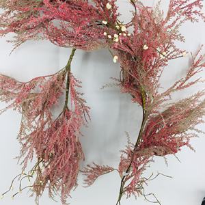 بيع بالجملة Pampas اصطناعية أرجواني أبيض وردي أصفر أخضر أحمر رخيصة حفل زفاف شنقا قطرة - Product Image 3