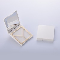 Palette de fards à paupières, conteneur de maquillage personnalisé, emballage pour fard à paupières, boîte haut de gamme avec miroir, 10 pièces