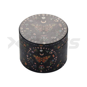 Runde Mini-Metall-Tabak-Gewürz-Kräutermühle Maßanfertigung für 60mm 50mm 53mm 63mm 75mm Personalisierte Kräutermühlen - Product Image 5