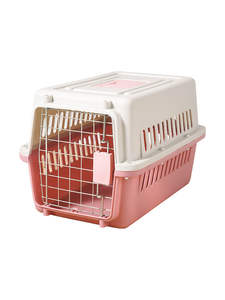 กรงสัตว์เลี้ยงแบบมือถือกรงสัตว์เลี้ยงแมวและสุนัขพลาสติกสำหรับขนส่งแมวและสุนัขแบบพิเศษสำหรับการบิน - Product Image 6