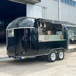 Carrito de Catering Personalizado para Helados de Café Negro, Camión de Comida Móvil para Hamburguesas y Tacos, Remolque de Comida en Venta - Product Image 5