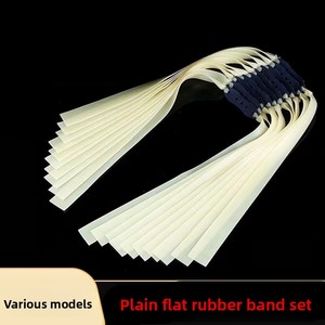 Elástico Cônico Plano 2515 de Borracha Espessa de Alta Elasticidade Durável para Estilingue de Caça, 25mm de Largura, Antigeada, 15g, 23cm - Product Image 2