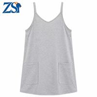 Robe de sport respirante pour femme Zesheng avec short intégré, dos nageur, sans manches, mini-robe de sport active, écologique