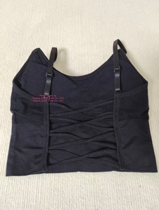 <span class=keywords><strong>Débardeur</strong></span> décontracté pour <span class=keywords><strong>femme</strong></span> été 2026, dos nu à lacets, avec soutien-gorge intégré et bretelles spaghetti croisées - Product Image 5
