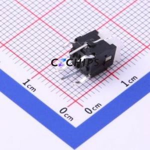 K6-6141D01 Tactile Switch Through hole Component (THT) Switch 1.6N Through Hole 7mm 6mm - Product Image 2