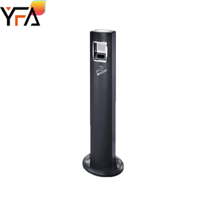 Cendrier sur pied en acier inoxydable <span class=keywords><strong>pour</strong></span> l'extérieur Espace <span class=keywords><strong>fumeur</strong></span> Seau de rangement ignifuge Poubelle de rangement <span class=keywords><strong>pour</strong></span> cendres de cigarettes commerciales - Product Image 3