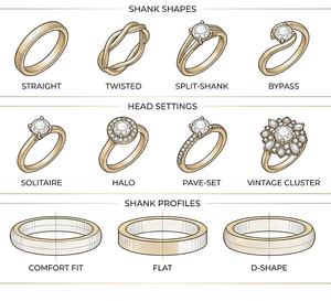 Impresionante Anillo de Eternidad con Pavé Completo en Oro de 18K de 1.224ct para Joyería de Herencia - Product Image 5